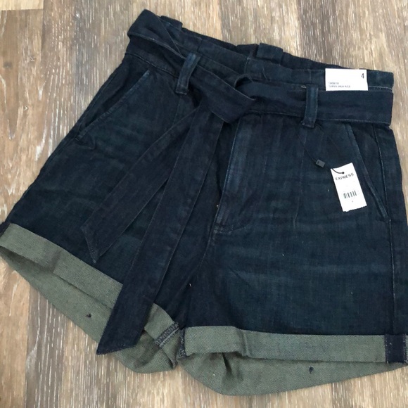 Express Super High Rise Shorts - Picture 1 of 5